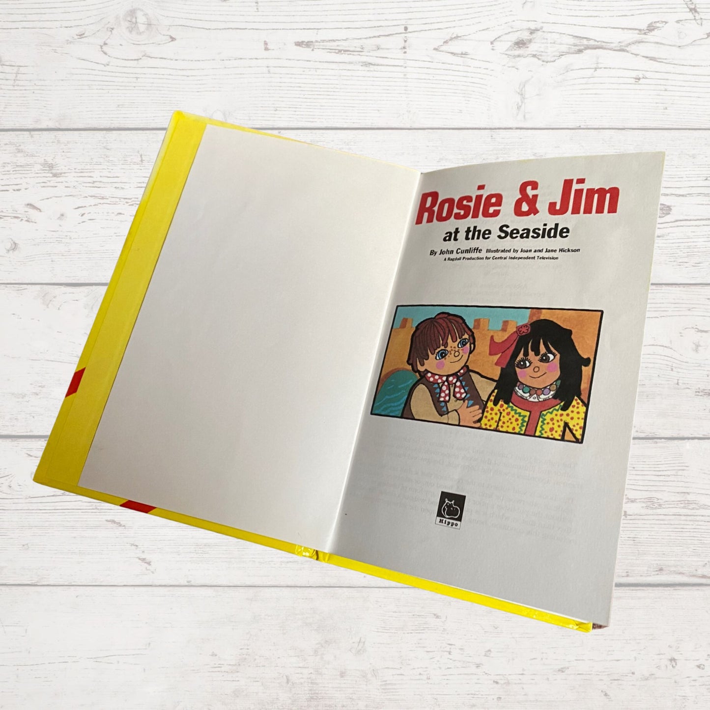 Rosie and Jim at the Seaside. Vintage Children’s book. Great gift idea