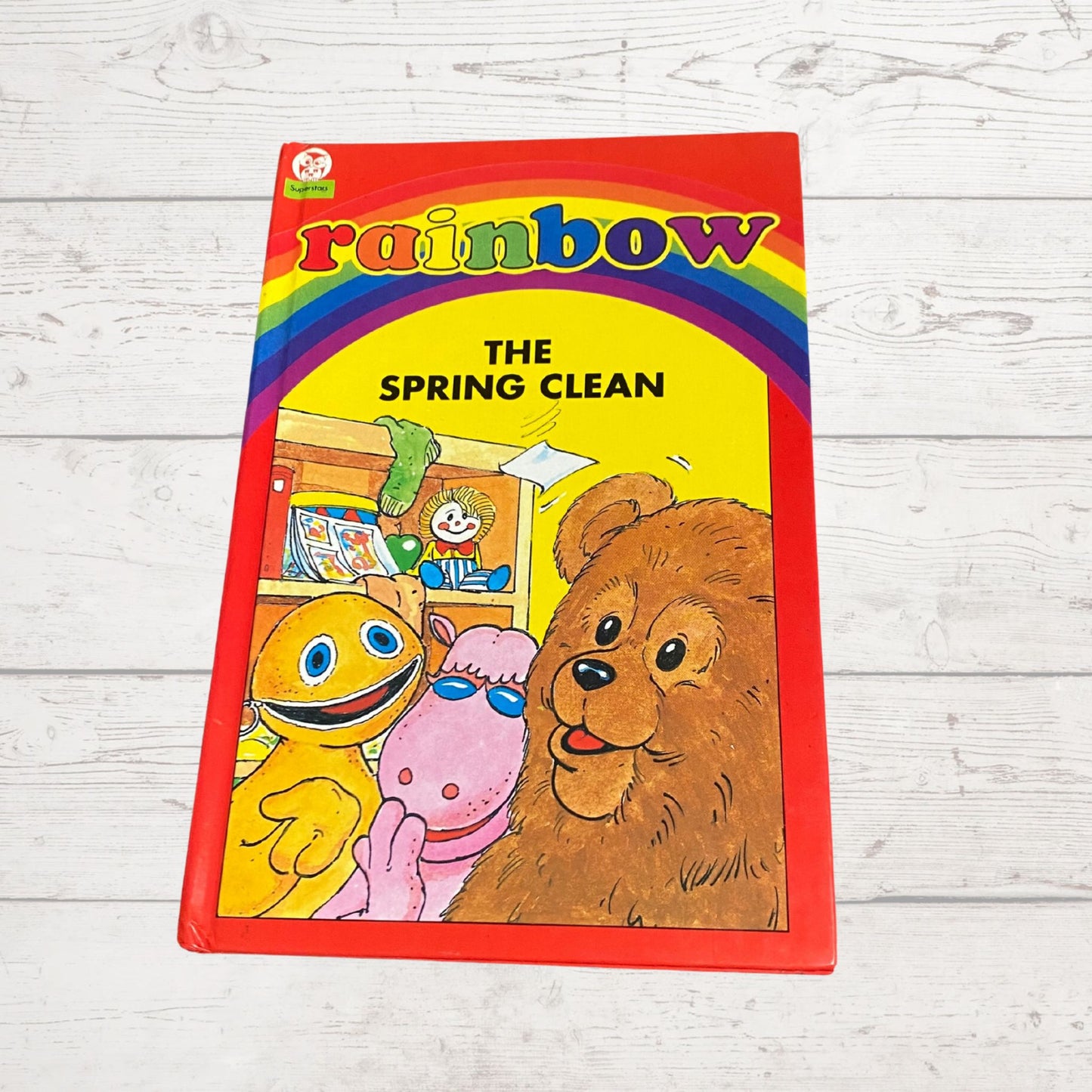 Rainbow, The Spring Clean. Vintage Superstars  book. Great gift idea