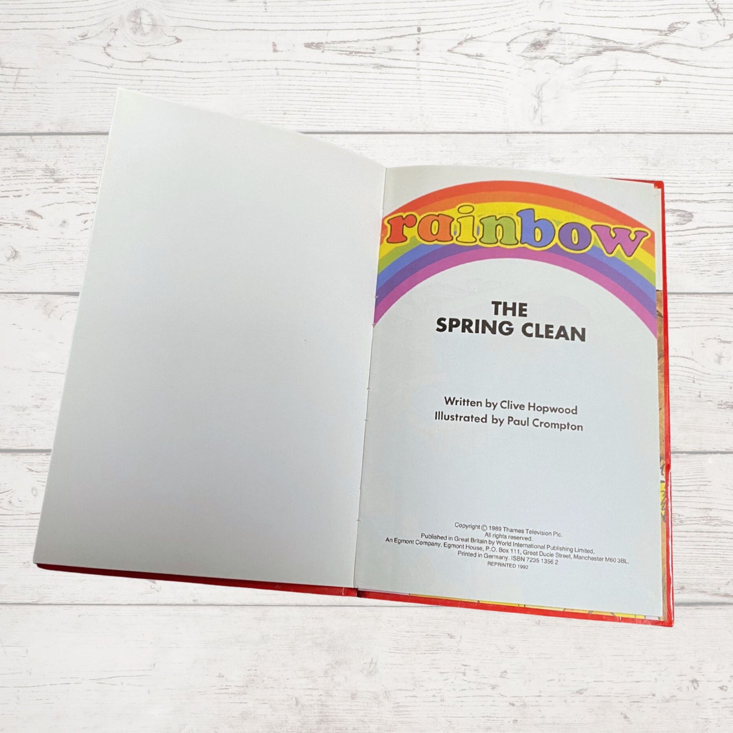 Rainbow, The Spring Clean. Vintage Superstars  book. Great gift idea