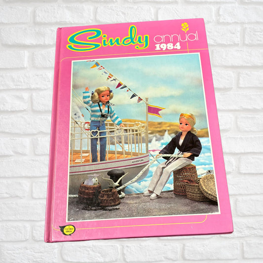 Vintage Sindy Annual 1984  - Classic Stories, Pop  Puzzles & Beauty Tips