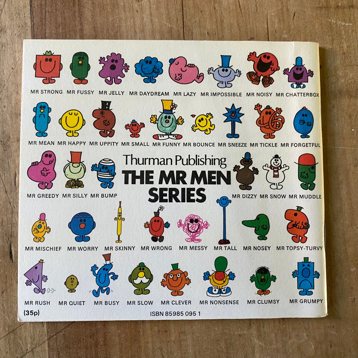 Mr. Clumsy by Roger Hargreaves. Original 1970s The Mr Men series. 1978  edition.Great gift idea