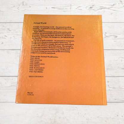 Vintage 1970s Children's Book: The Hippo  - Beautifully Illustrated Educational Hardback Animal & Nature Facts