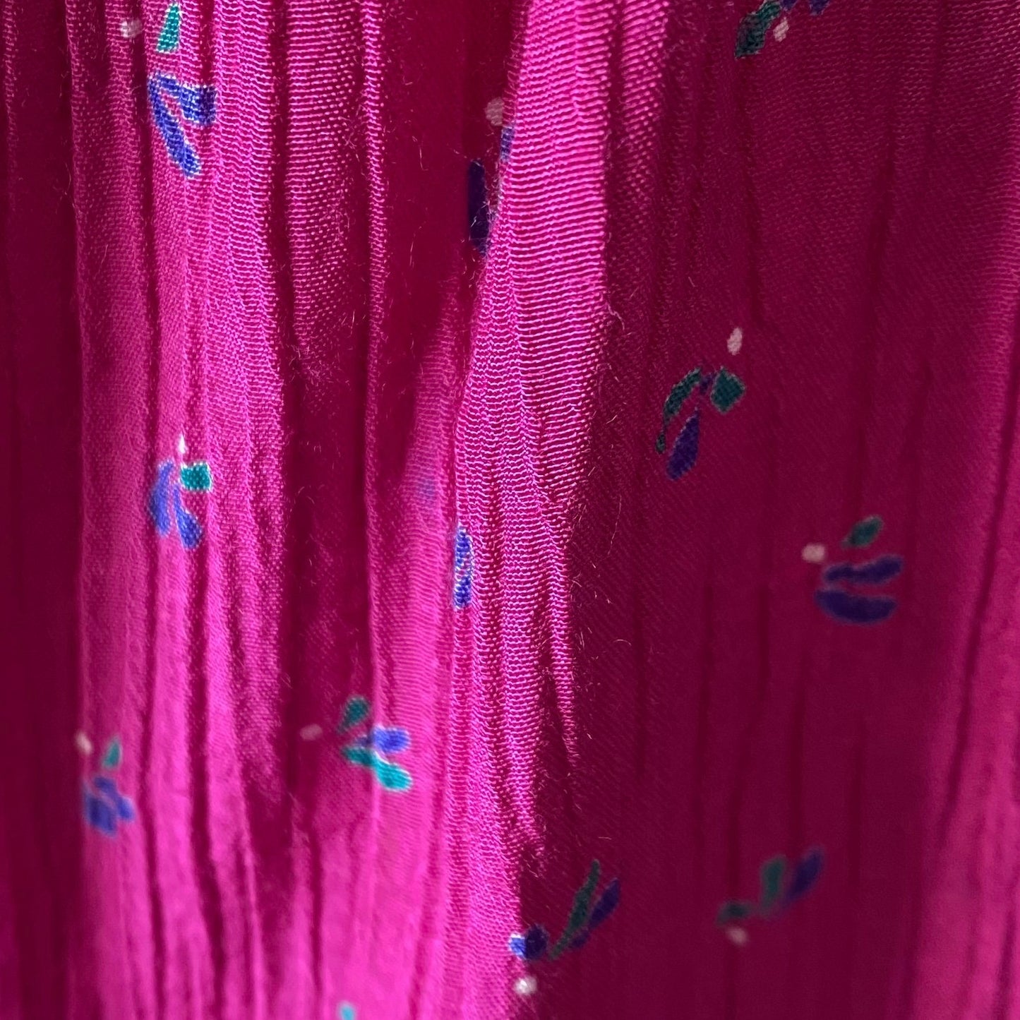 80s pink  floral print print vintage midi dress .Approx UK size 10-12