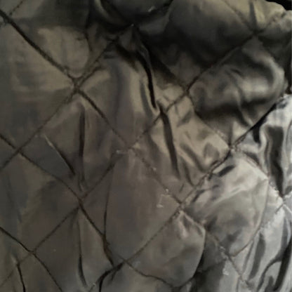 Vintage 80s Burgundy and Black Botanical Print Cardigan: Warm and Stylish Cover-Up. Approx UK size 14-18