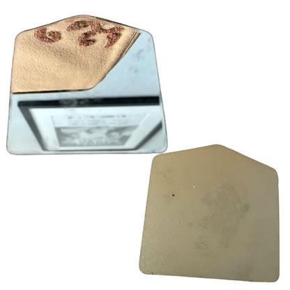 Vintage 1950s Tan Wool Felt Handbag with Lucite Handle - Charles S Kahn Inc, Florida