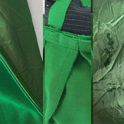 Bright Green Short Sleeved 60s Scooter Dress with Pleated Skirt .Approx UK  size 8-10