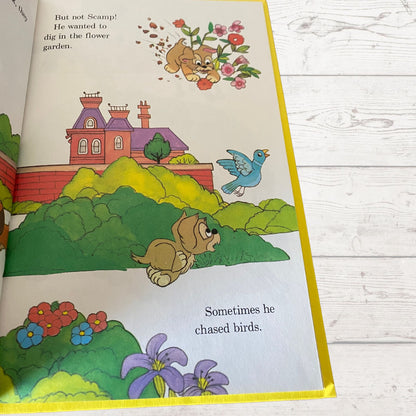 The Lady  and The Tramp vintage picture story  book, Walt Disney Productions,  All is Well That Ends Well , 1979.  Great gift idea