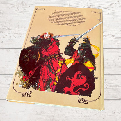 Tales of King Arthur hardback vintage book With dust jacket on  a white background