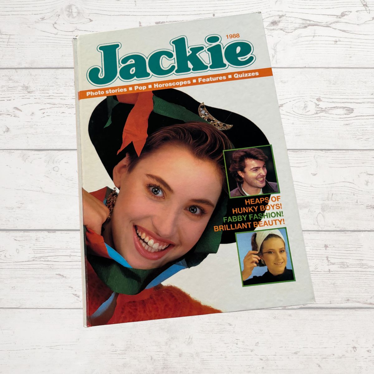 Jackie 1988 Vintage Annual on a white background 