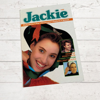 Jackie 1988 Vintage Annual on a white background 