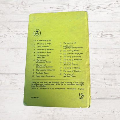 A vintage  book cover from Willis a Hepworth Ltd, showing the back listing page for Series 601 titles on a light wood background.