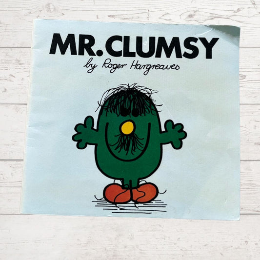 Mr Clumsy 1978 book cover 