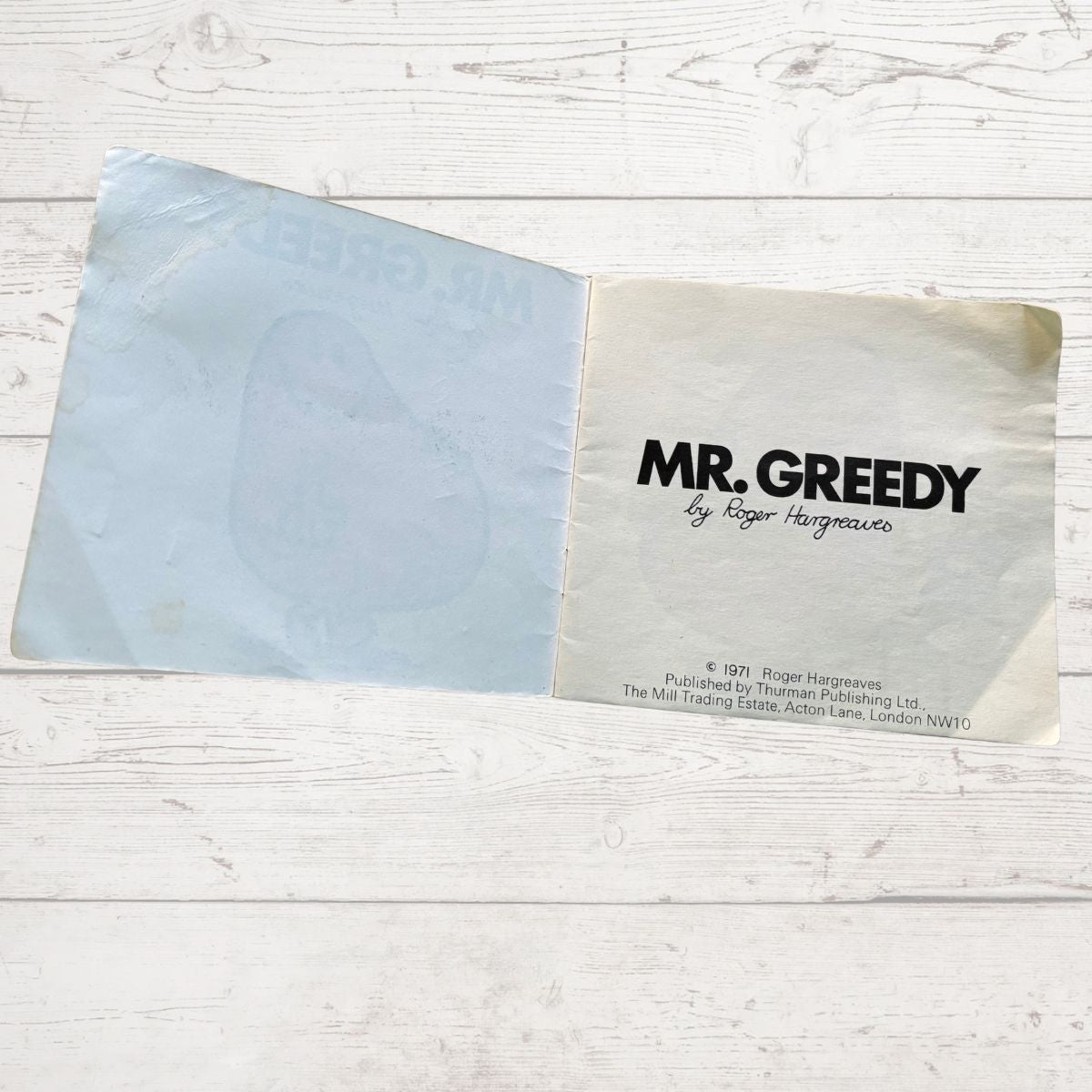 Mr Greedy by Roger Hargreaves