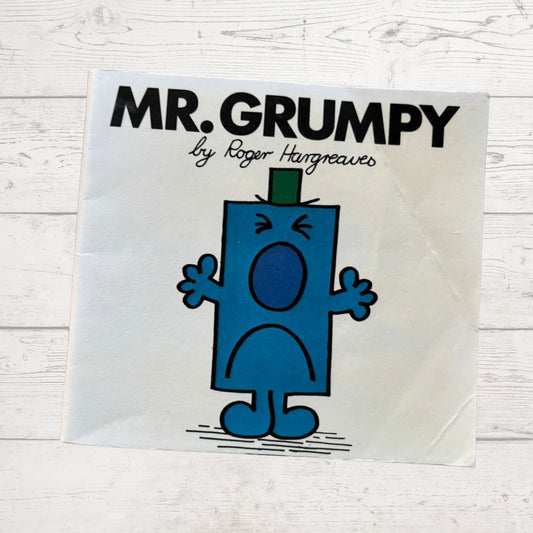 Mr. Grumpy by Roger Hargreaves. Original 1970s The Mr Men series.Great gift idea