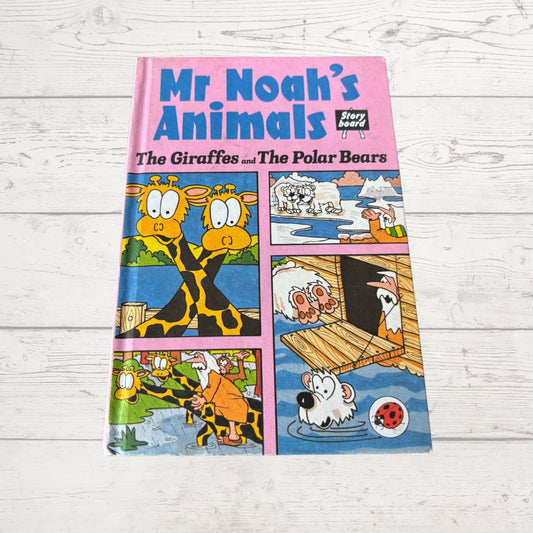 Mr. Noah’s Animals. The Giraffes and The Polar Bears. 1980s Vintage Ladybird Book. Series 815