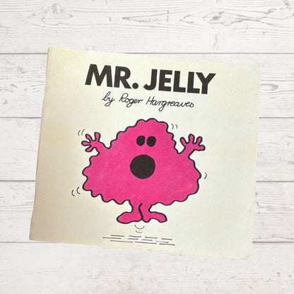 Original 1970s Mr Men Book, Mr Jelly by Roger Hargreaves. 1976. Great gift idea