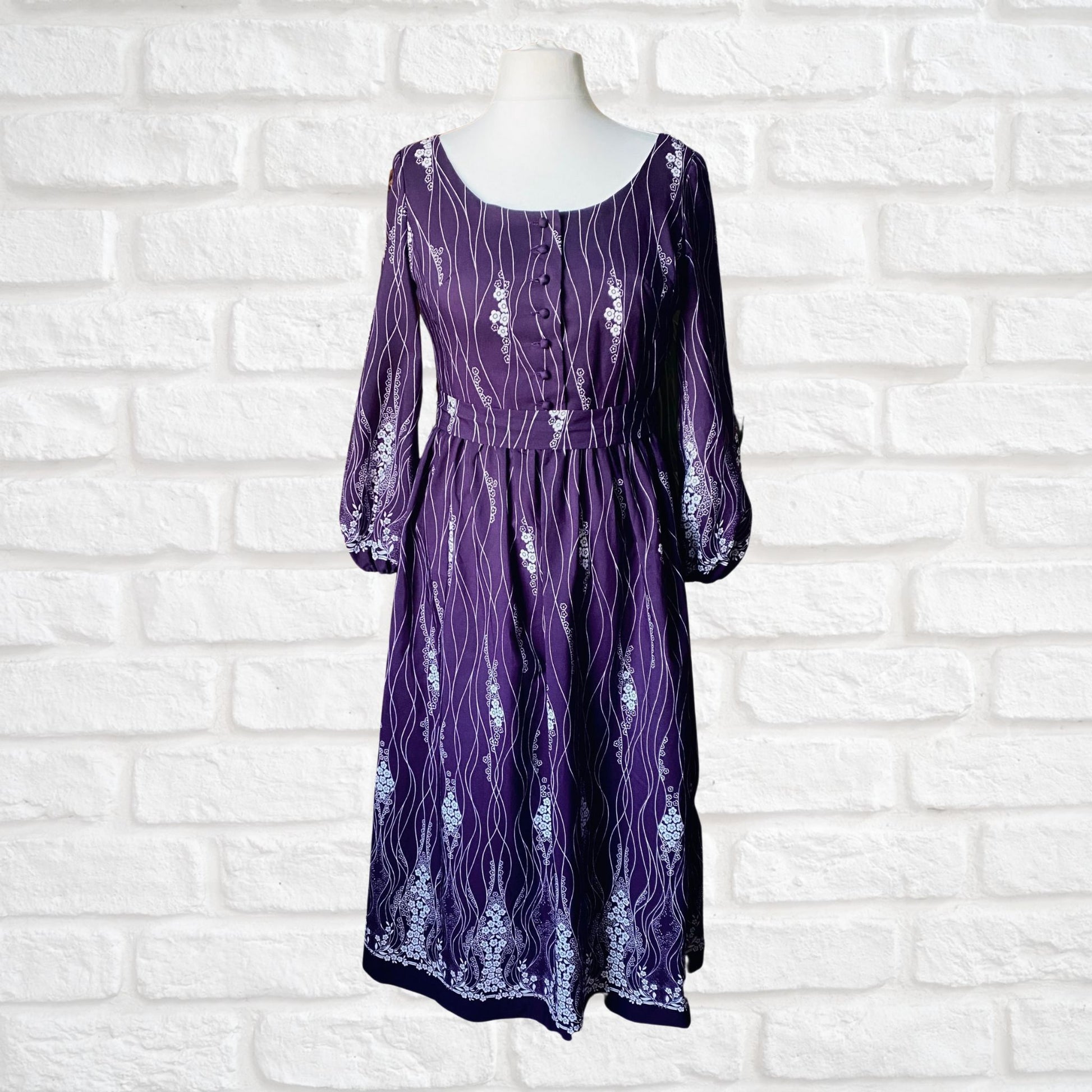 70s style purple dress 1960s Mod Dress purple mini scooter suedehead 70s Dress Custom made