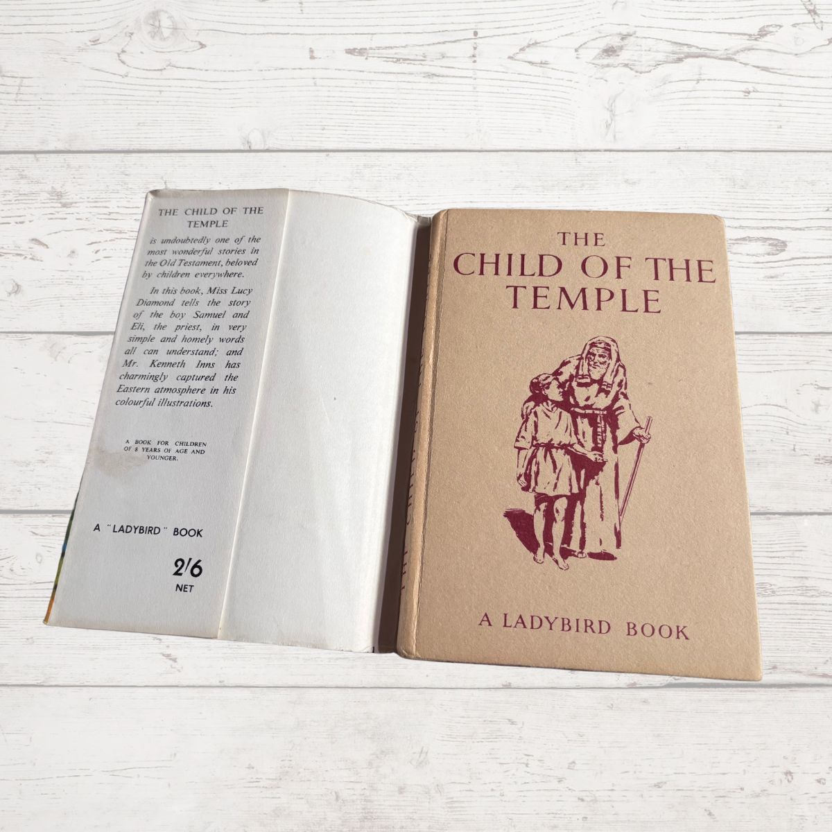The Child of The Temple hardback 1950s book On a white surface 