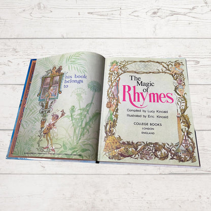 The magic of Rhymes open book 