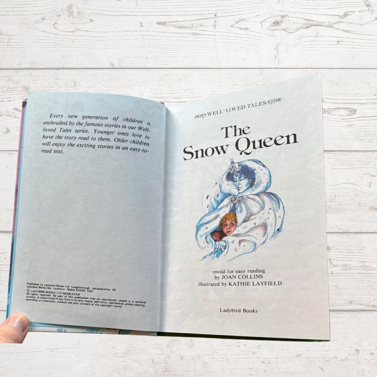 The Snow Queen. 80s Vintage Ladybird Book.  Series 606D - Nostalgic gift idea