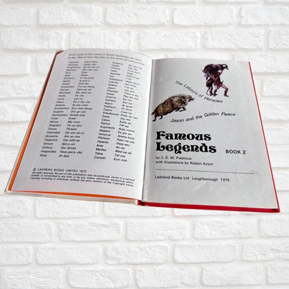 Famous legends vintage ladybird book 