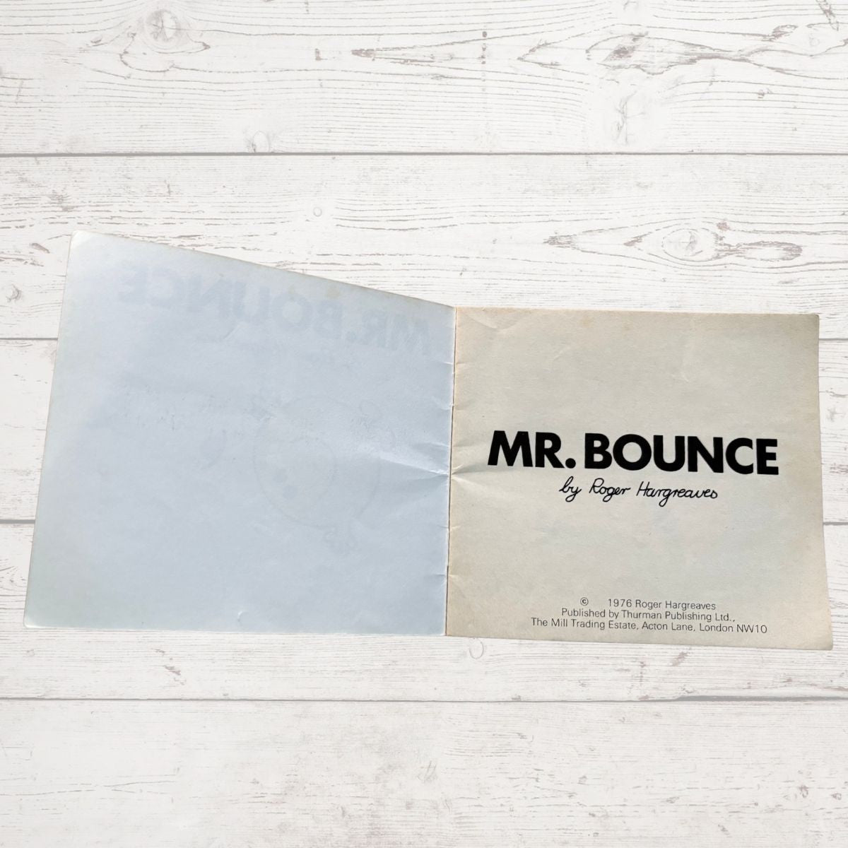 Mr Bounce by Roger Hargreaves text 