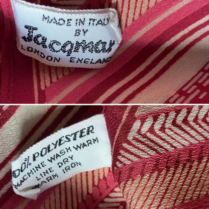 Long Purple and Pink Vintage Jacqmar scarf. Great gift idea