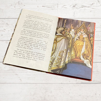 Vintage 1970s ladybird book, The Story of the First Queen Elizabeth , Series 561