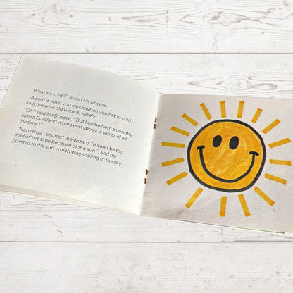 Mr. Sneeze by Roger Hargreaves. Original 1970s The Mr Men series.1971 edition