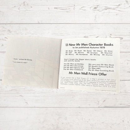 Mr. Fussy by Roger Hargreaves. Original 1970s The Mr Men series. 1976 edition. Great gift idea