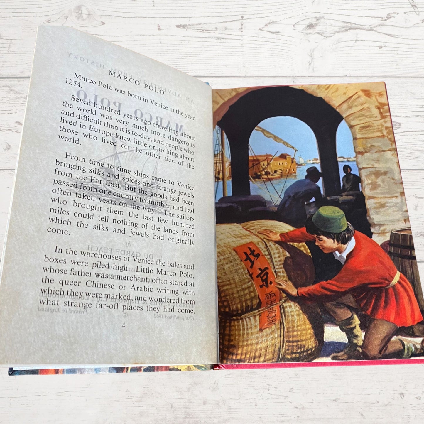 Vintage 1960s ladybird book, Marco Polo  ,  An Adventure from History. Series 561