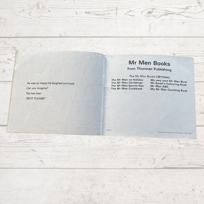 Mr. Quiet by Roger Hargreaves. Original 1970s The Mr Men series. 1978 edition.Great gift idea