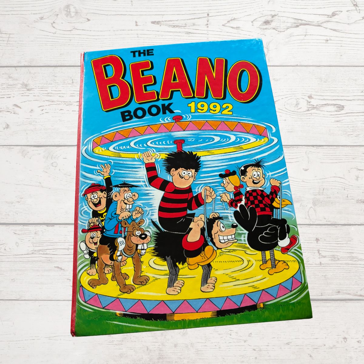 Vintage Beano Annual 1992. Classic Comic Strips for Nostalgic Reading & Collecting. Great gift idea