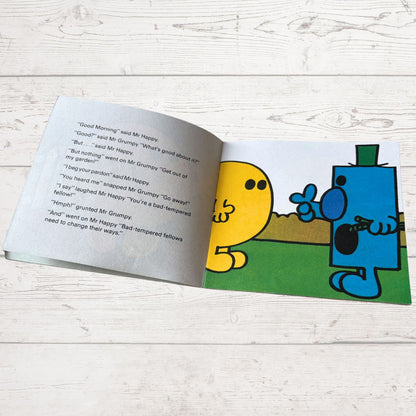 Mr. Grumpy by Roger Hargreaves. Original 1970s The Mr Men series.Great gift idea