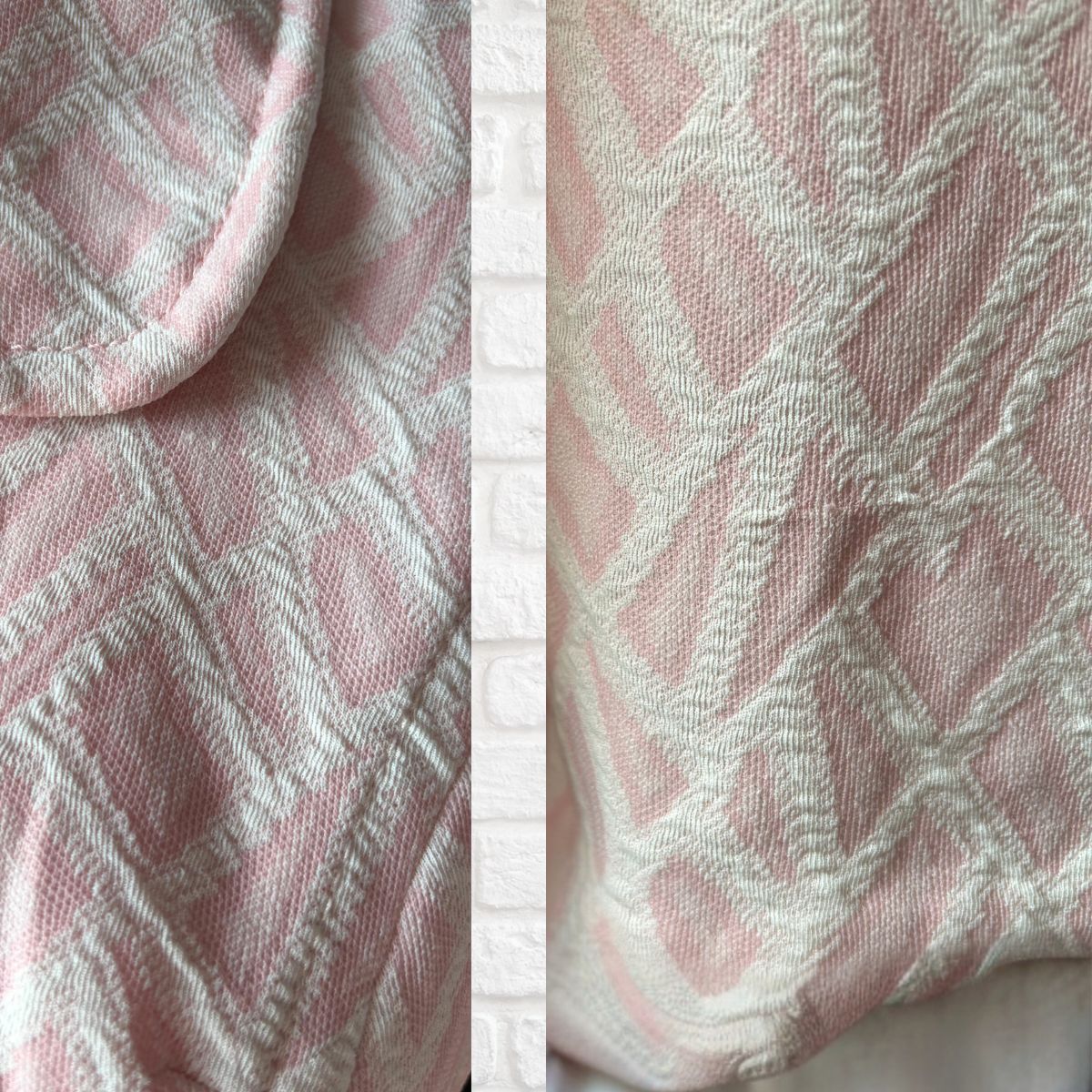 60s Pink and White Short Sleeved Vintage Scooter Dress. Approx UK size 14-16