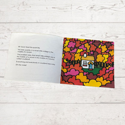 Mr. Quiet by Roger Hargreaves. Original 1970s The Mr Men series. 1978 edition.Great gift idea