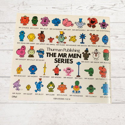 Mr. Wrong by Roger Hargreaves. Original 1970s The Mr Men series. 1978  edition.Great gift idea