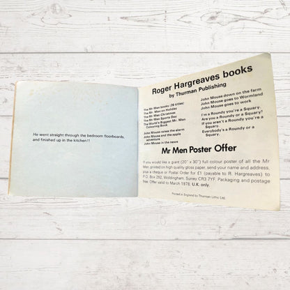 Last page of Mr Bounce text 