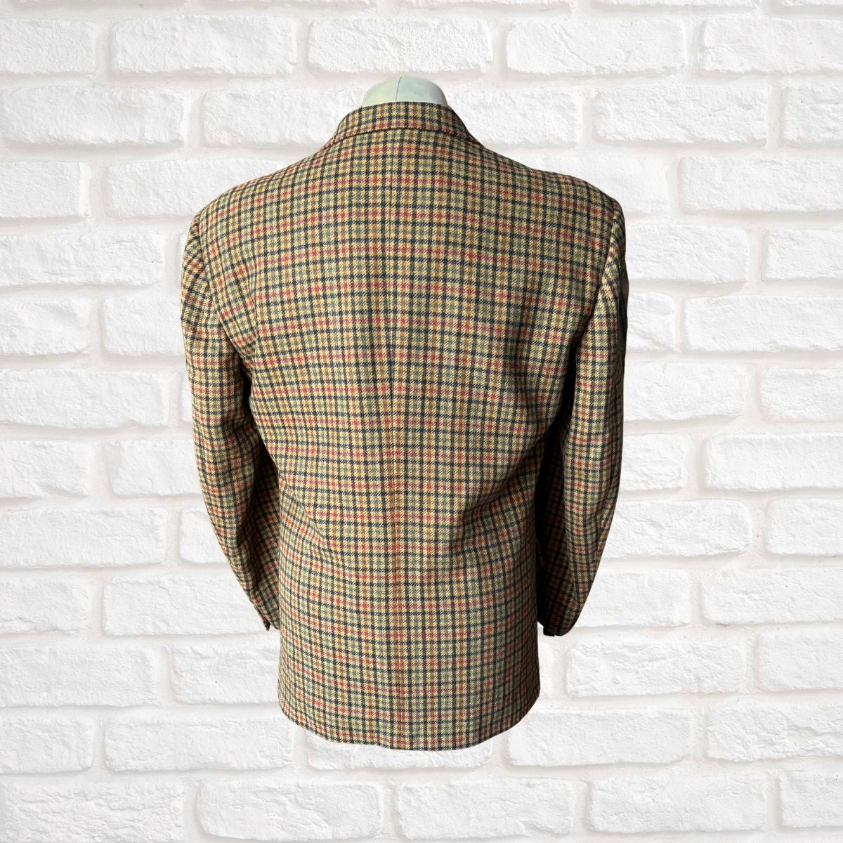 Classic Vintage Cacharel Checked Wool Italian made Blazer . Approx UK size M- L