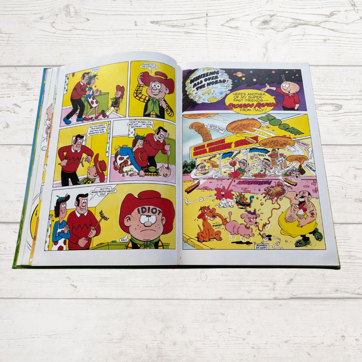 Vintage Beano Annual 1992. Classic Comic Strips for Nostalgic Reading & Collecting. Great gift idea