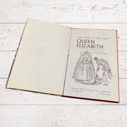 Vintage 1970s ladybird book, The Story of the First Queen Elizabeth , Series 561