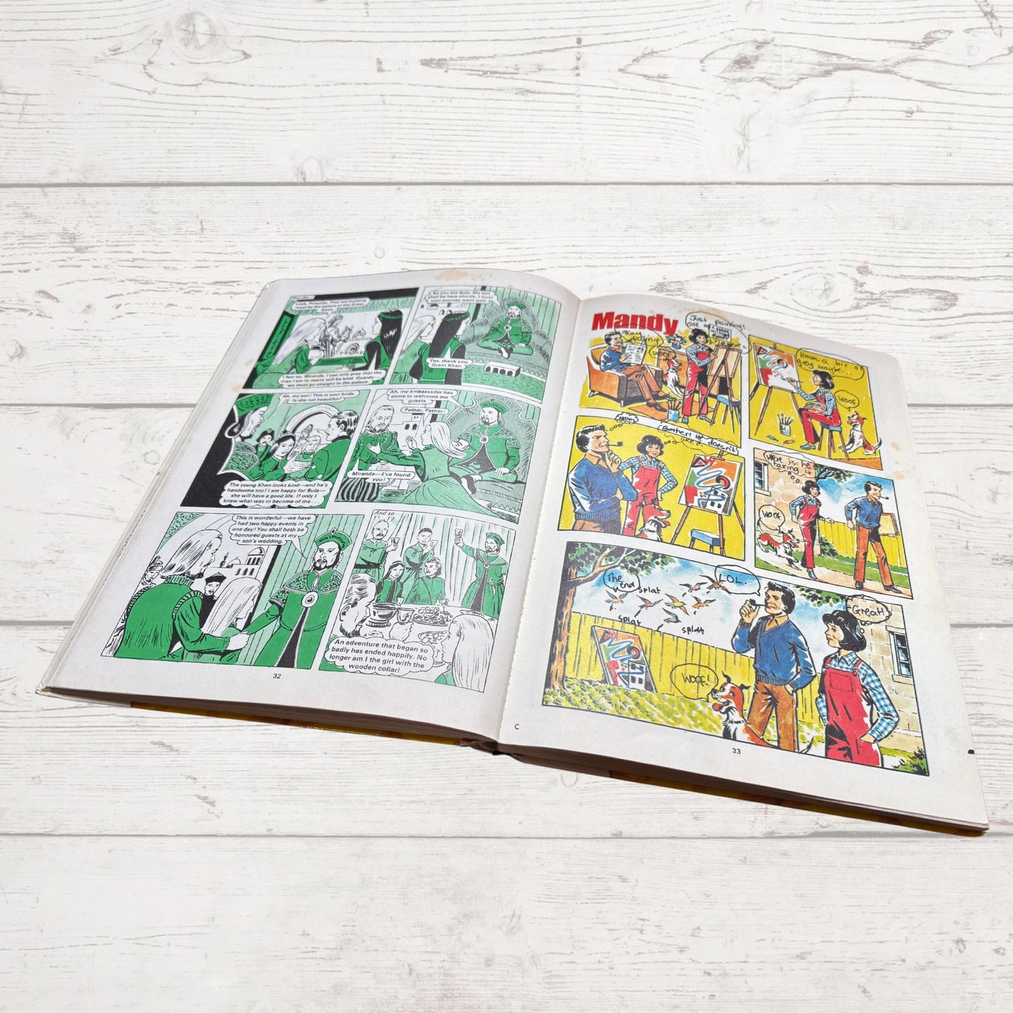 Vintage Mandy Annual 1984, full of fiction, features  and fun. Great gift idea
