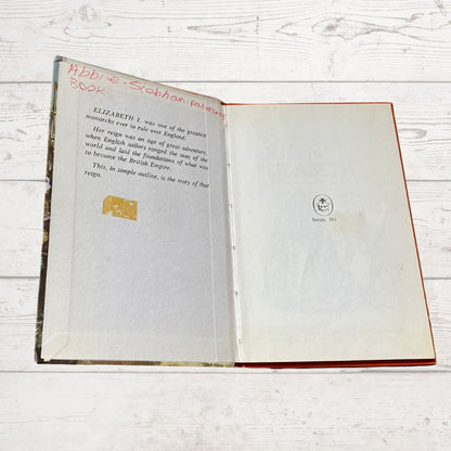 Vintage 1970s ladybird book, The Story of the First Queen Elizabeth , Series 561