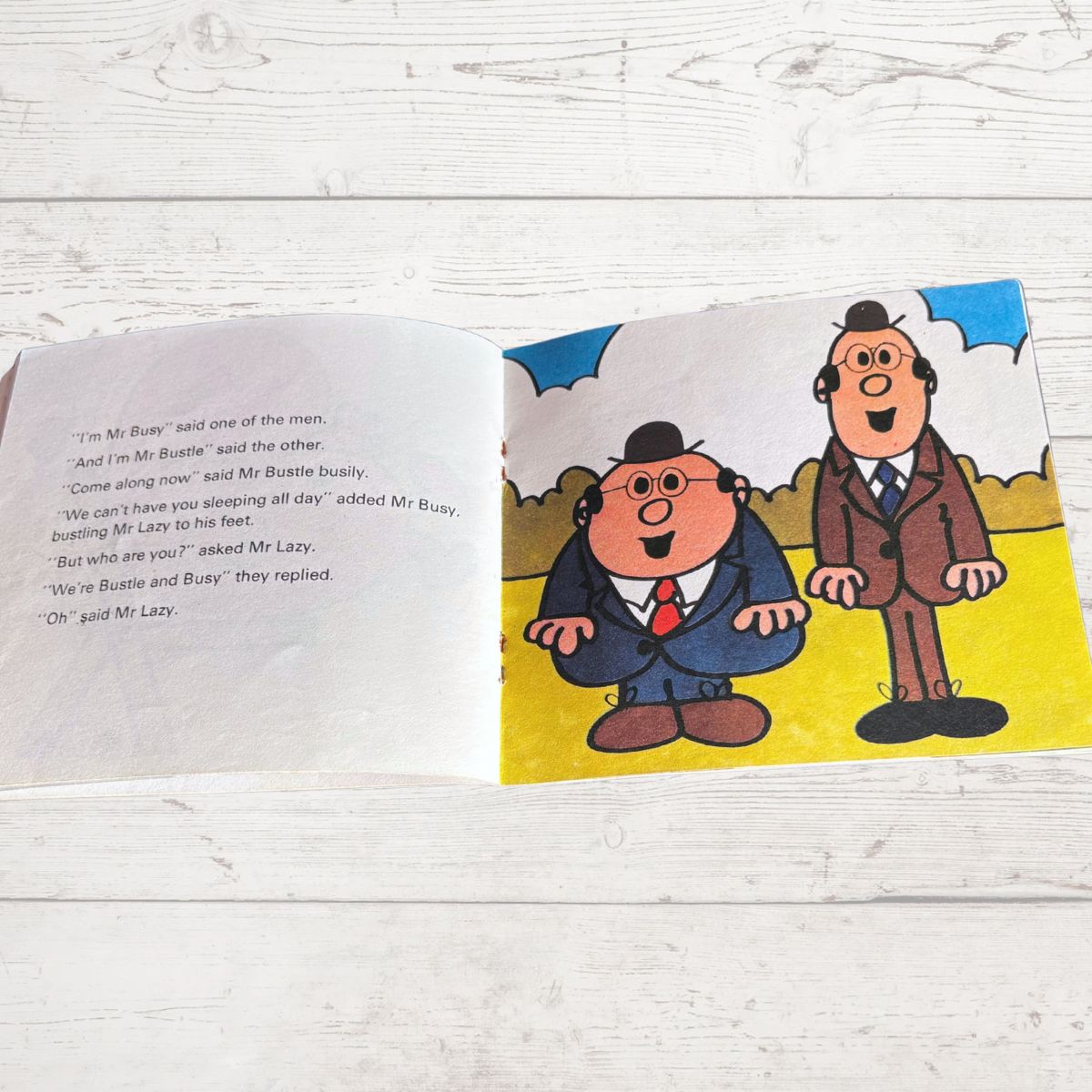 Mr. Lazy by Roger Hargreaves. Original 1970s The Mr Men series. 1976 edition