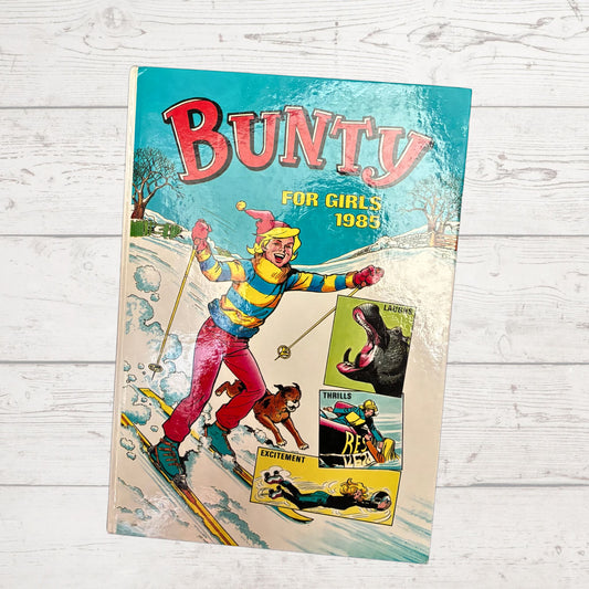 Vintage Bunty For Girls Annual 1985  , full of fiction, activities, cute animals and fun. Great gift idea