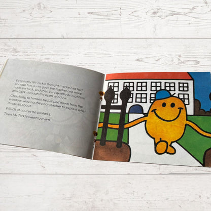 Mr.Tickle by Roger Hargreaves. Original 1970s The Mr Men series. 1971 edition. Great gift idea