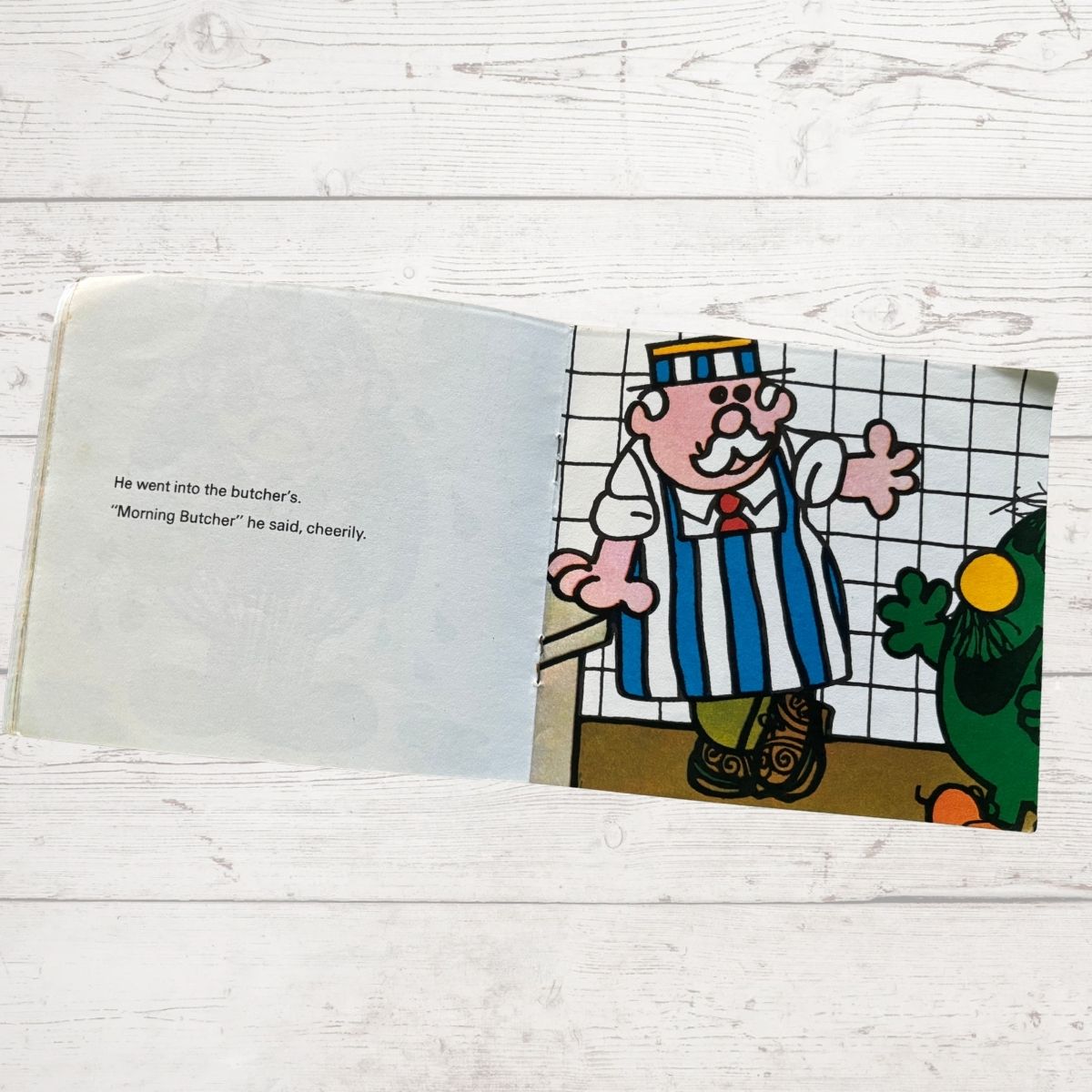 Mr Clumsy and the butcher 