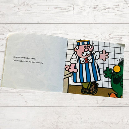 Mr Clumsy and the butcher 