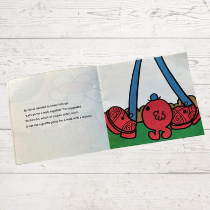 Mr Tall’s legs and Mr Small 