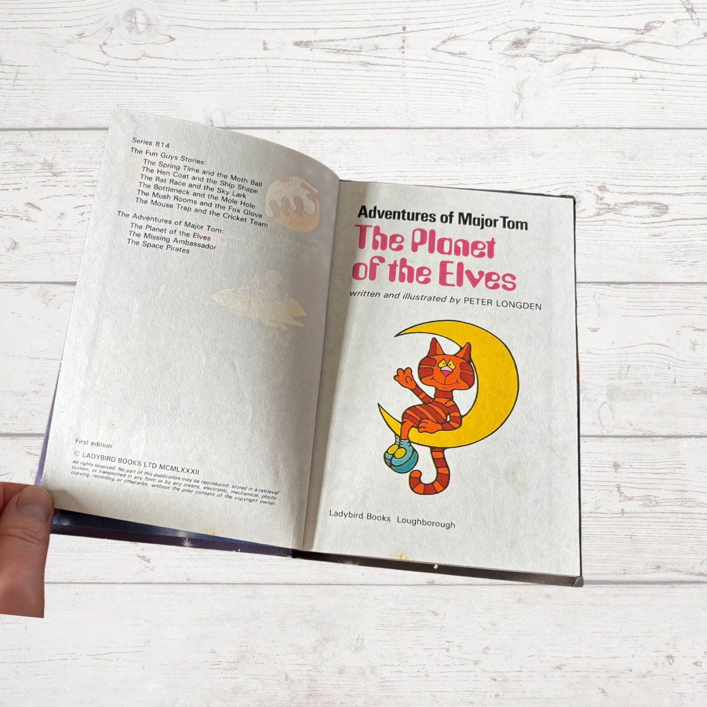 The Planet of the Elves. 80s Vintage Ladybird Book. Adventures of Major Tom. Great Gift Idea
